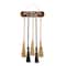 Glitzhome® 42" Halloween Wood Brooms Parking Porch Décor